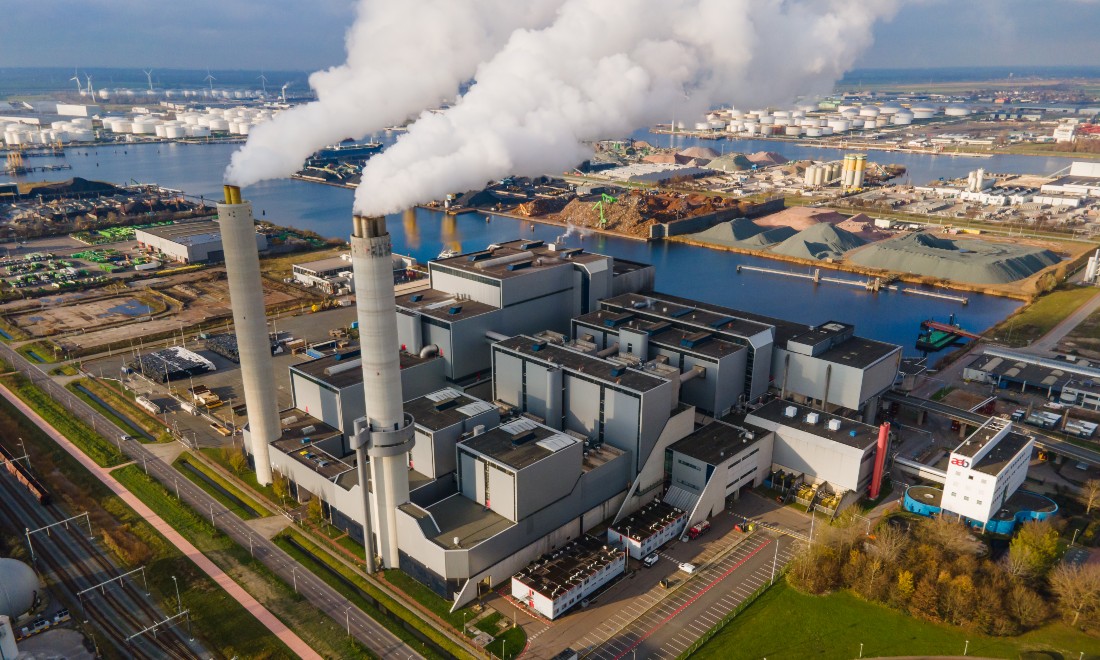 Waste Energy Company (AEB) trash incineration plant Amsterdam, the Netherlands