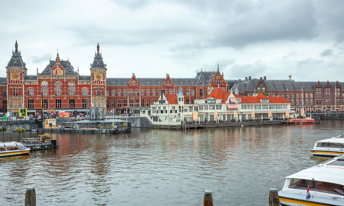 View of Centraal Station