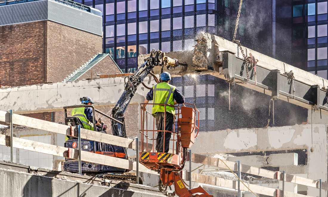 Construction workers in the Netherlands