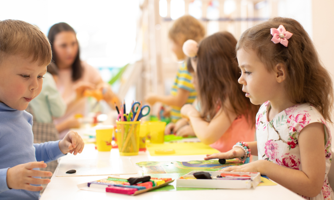 Children in daycare in the Netherlands