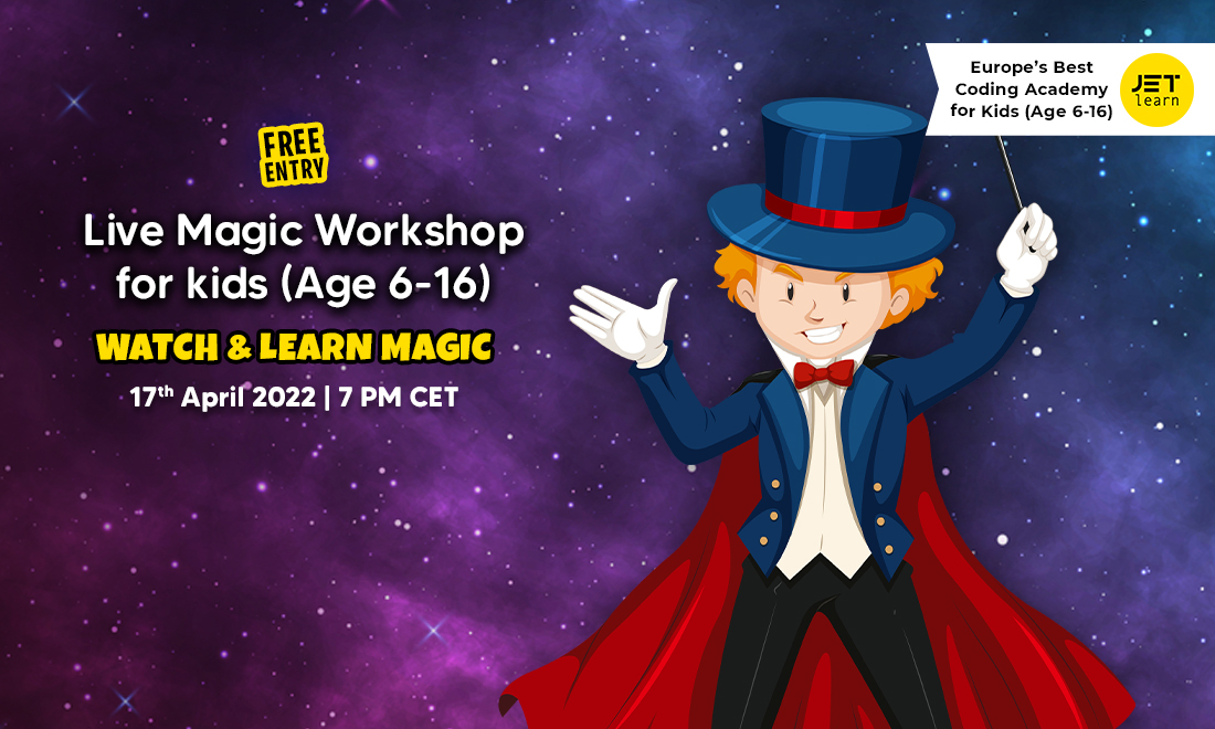 JetLearn’s Free Live Magic Workshop for Kids - Main image / Thumbnail (1100 x 660)