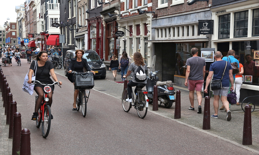 Cyclists in Amsterdam