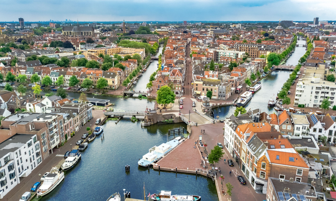 De Gruijter aerial view Leiden