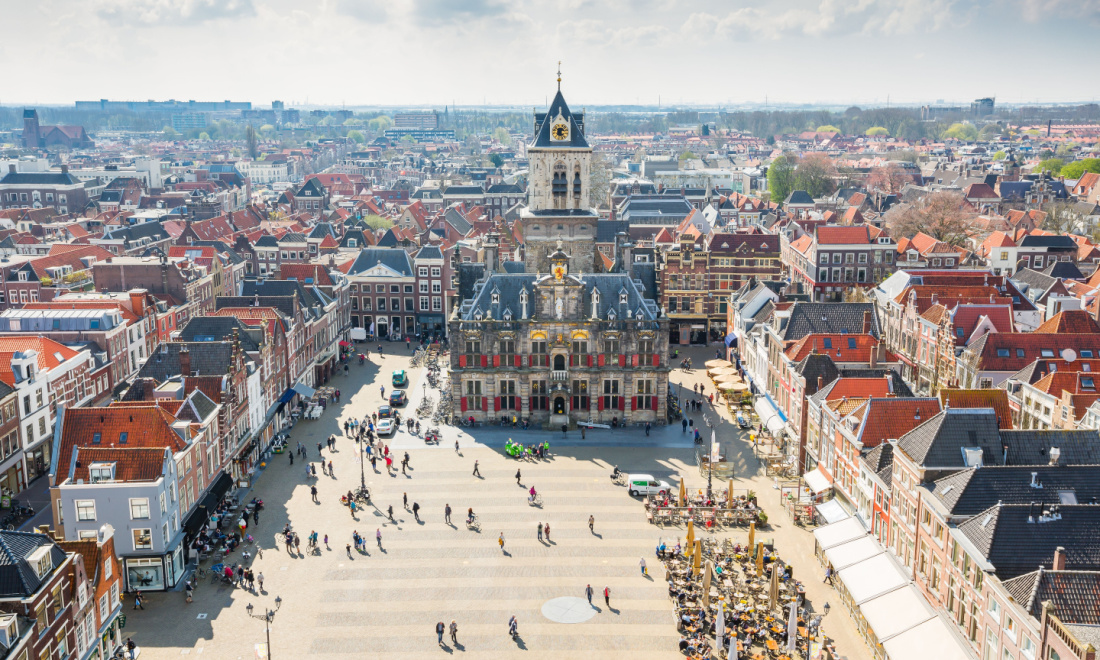 View of city hall Delft - Holland Movers