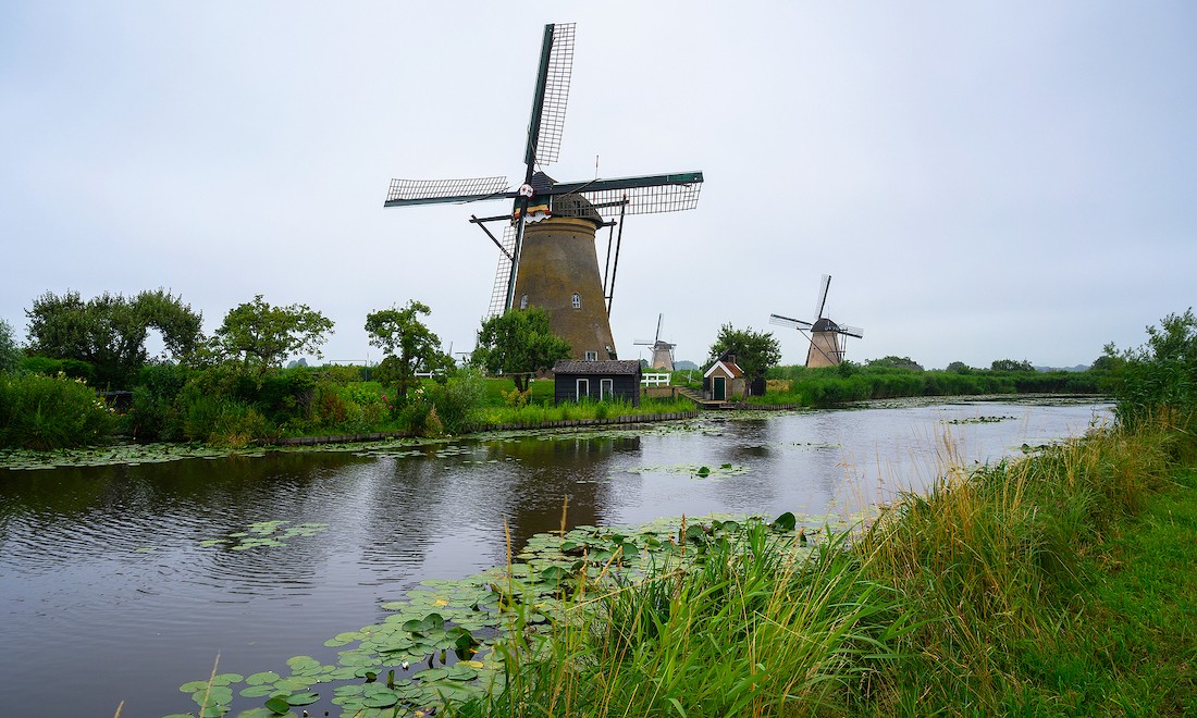 Traditional windmill in the Netherlands