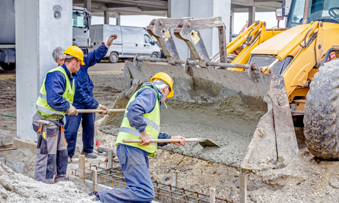 Construction workers in the Netherlands