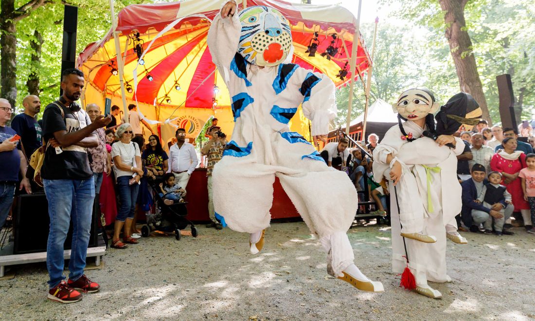 Dancing at the Embassy Festival