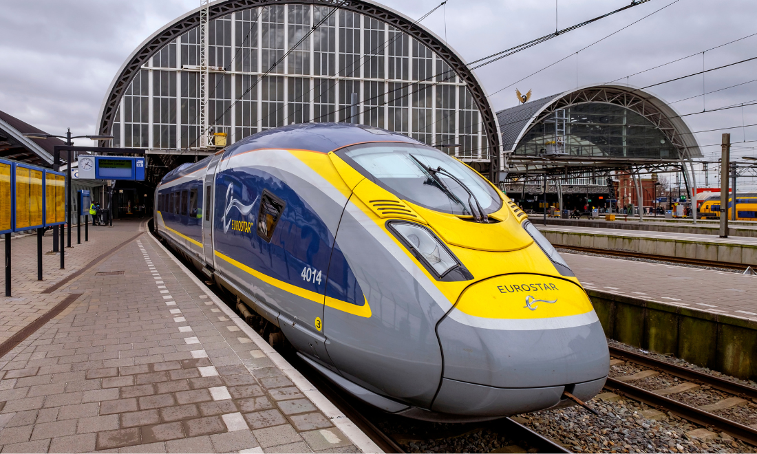 Eurostar at Amsterdam Centraal