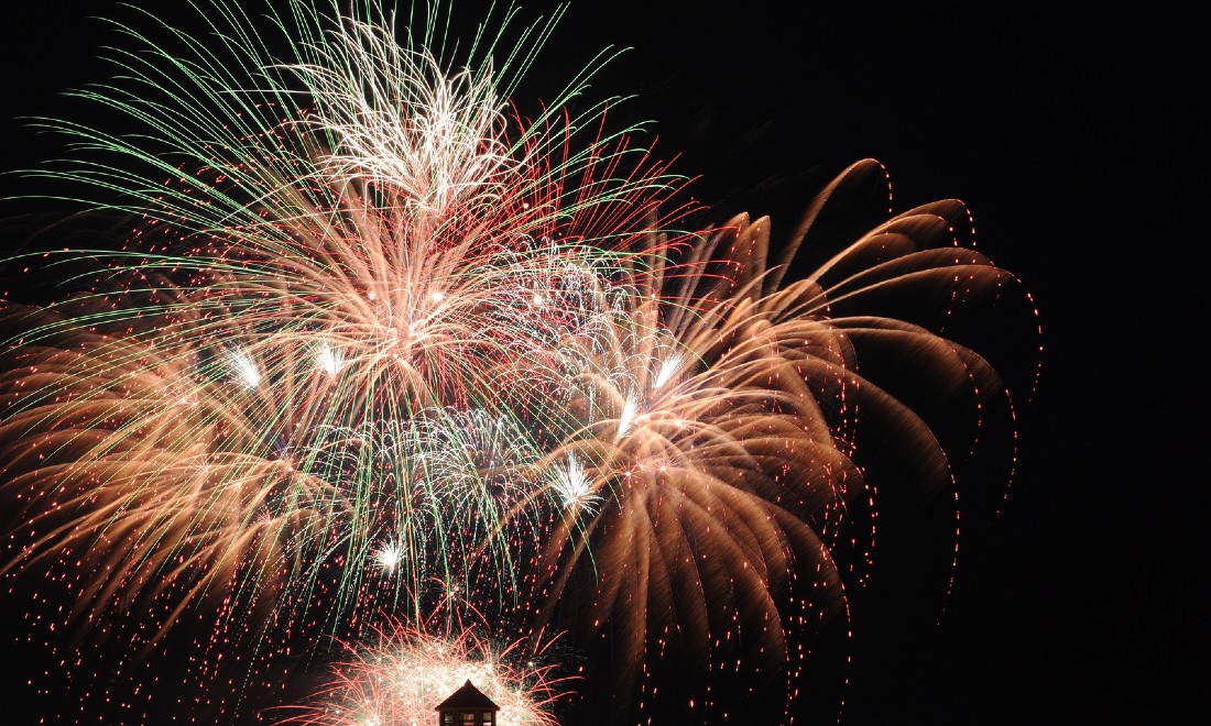 Fireworks on New Year's Eve