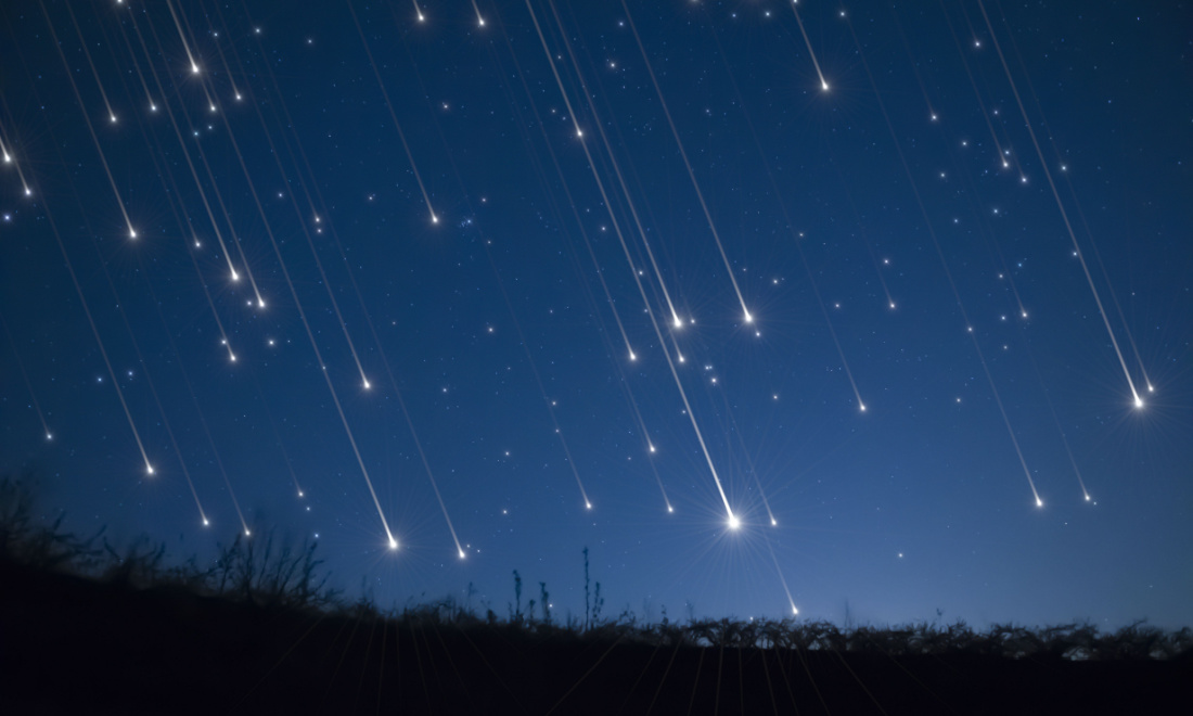 Geminids meteor shower in the Netherlands