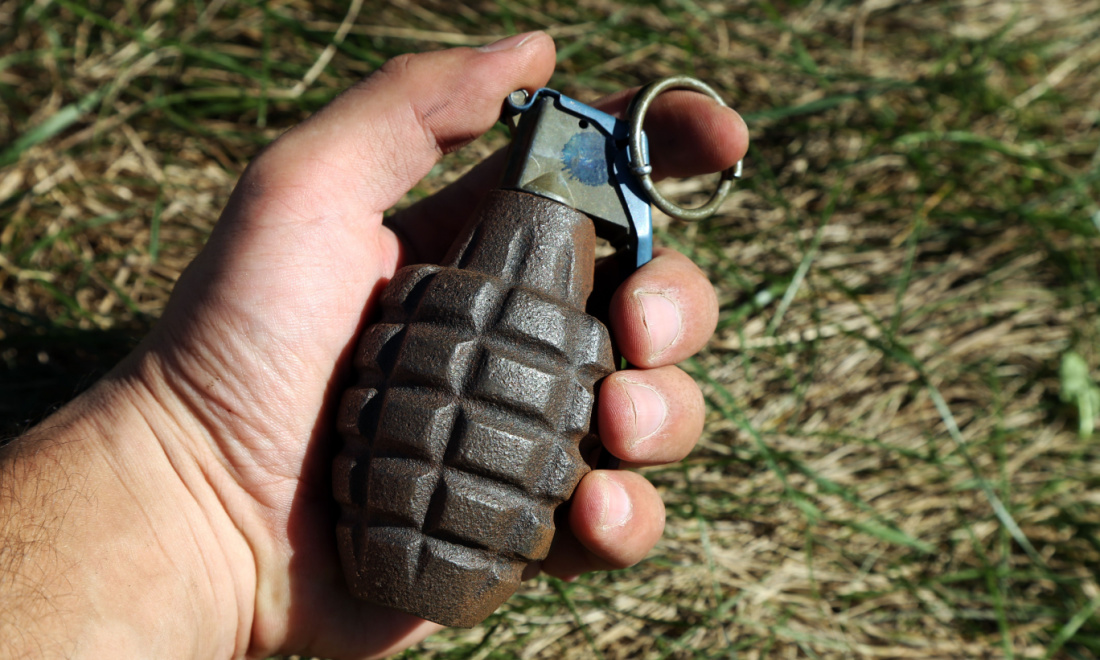 Hand grenade rotterdam playground