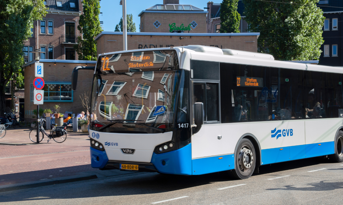 GVB bus in Amsterdam