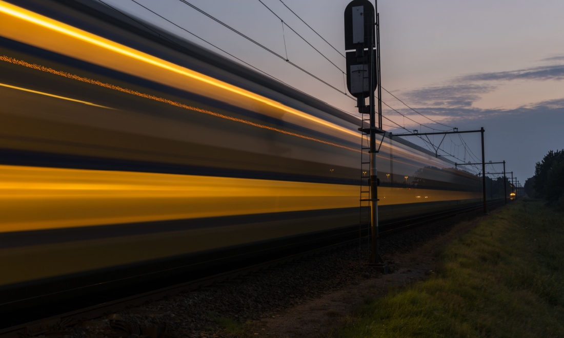 a high speed train in the netherlands