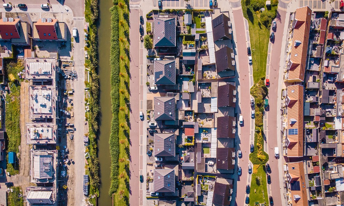 Houses residential neighbourhood suburbs the Netherlands