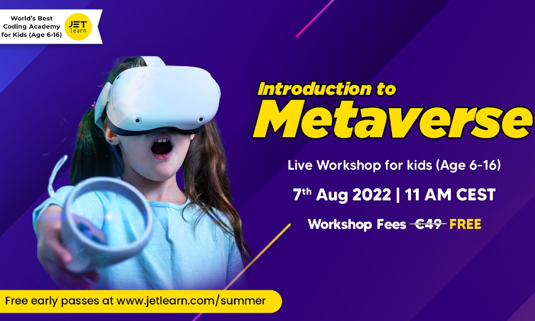 JetLearn's Free Introduction to the Metaverse for Kids