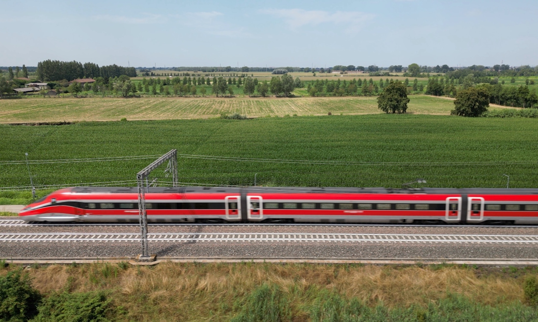 FS high-speed Trenitalia train in Milan Italy