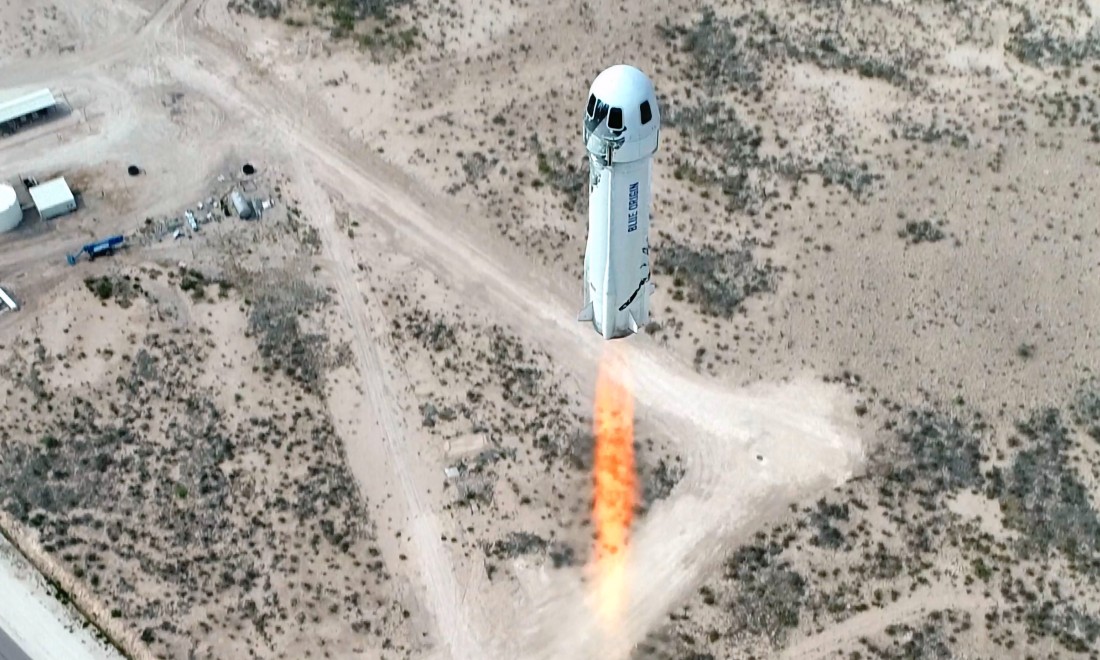 Jeff Bezos Blue Origin rocket