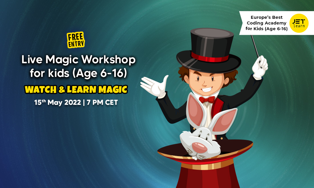 JetLearn’s Free Live Magic Workshop for Kids