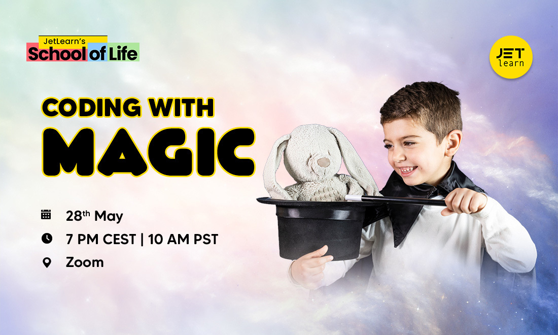 JetLearn’s Coding with Magic Workshop for Kids