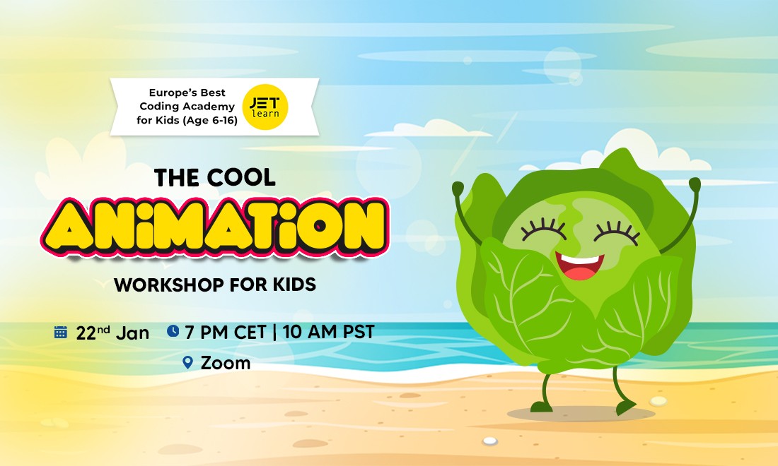 JetLearn's The Cool Animation Workshop for Kids 