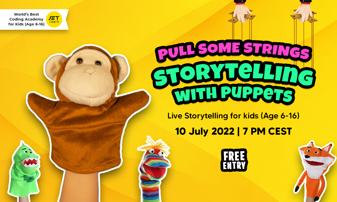 JetLearn’s Free Creative Storytelling Session with Puppets 