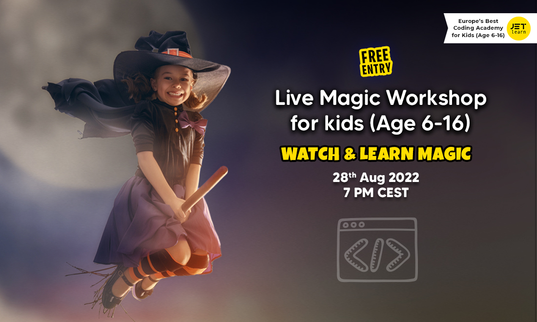 JetLearn’s Free Live Magic Workshop for Kids