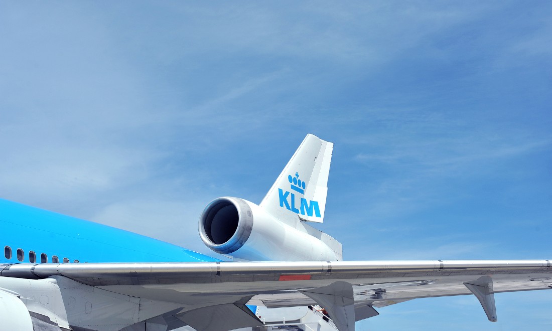 KLM plane Schiphol Airport Amsterdam