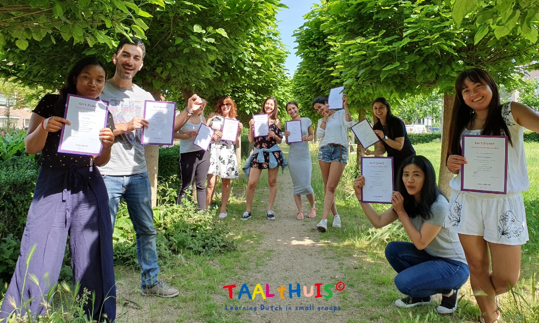 Students of Taalthuis - learning Dutch