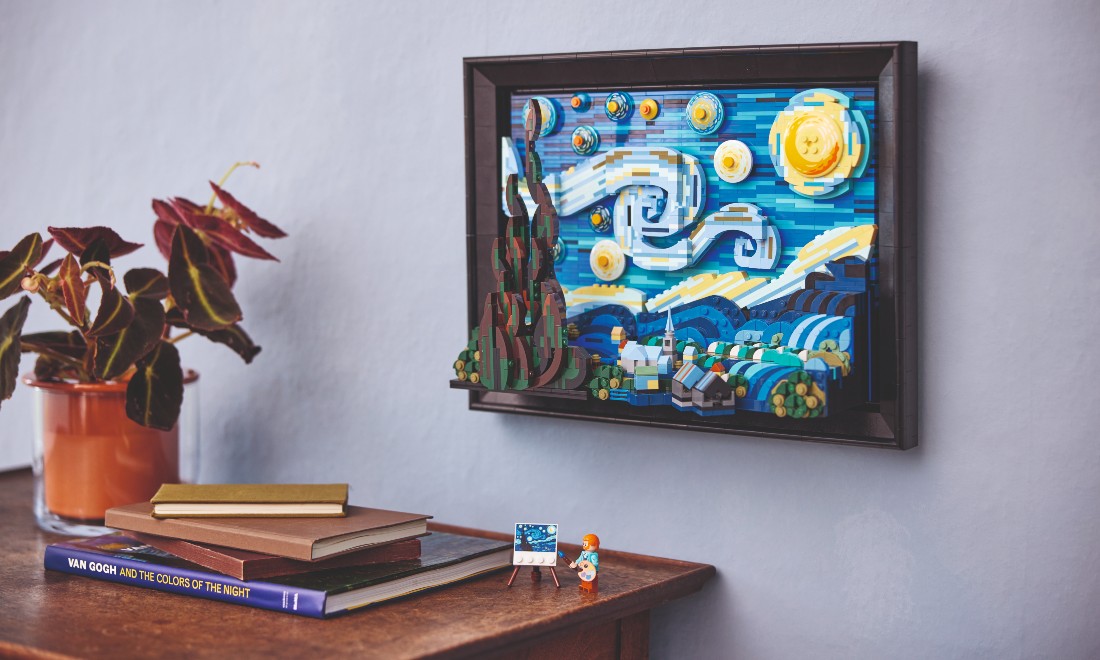 LEGO Van Gogh Starry Night