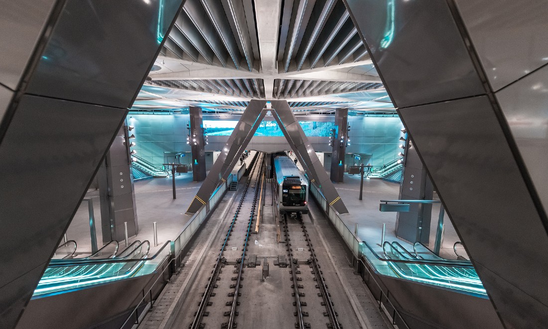 Metro station at Amsterdam Centraal