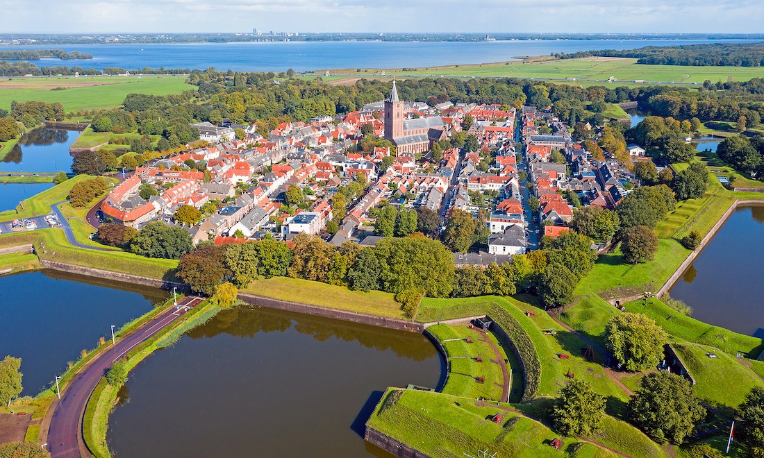 The town of Naarden on the Dutch Water Line