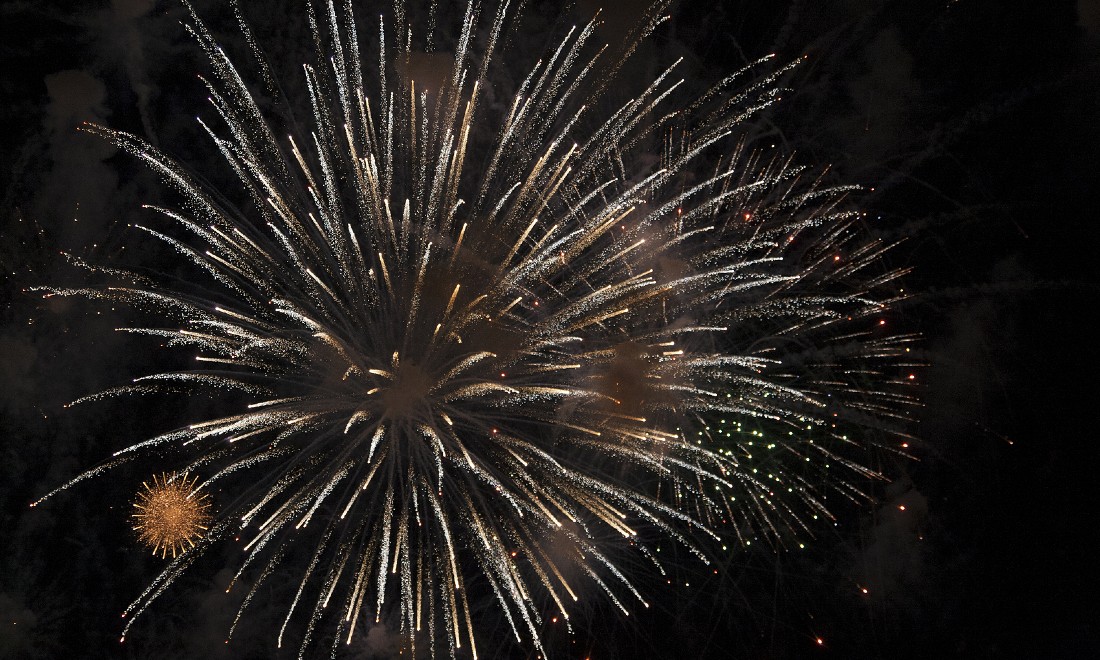 New Year's Eve fireworks Amsterdam the Netherlands