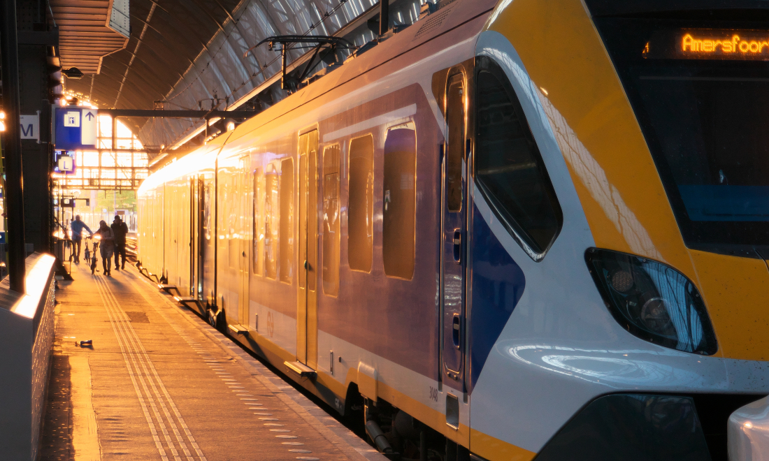 NS Sprinter train in the Netherlands