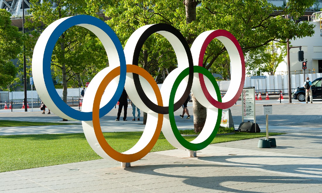 Olympic rings Tokyo 2021