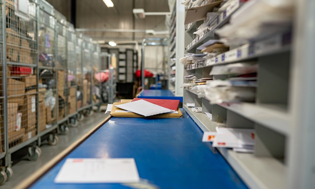 Package delivery sorting post letters the Netherlands