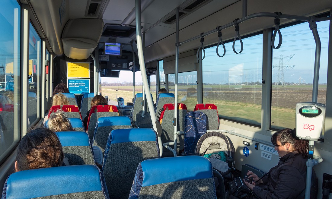 Regional public transport bus strikes the Netherlands