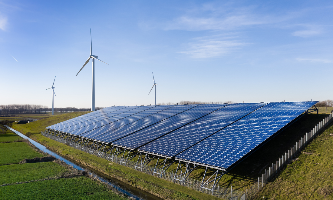 Solar and wind power, the Netherlands