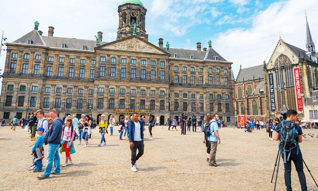 Royal palace in Amsterdam