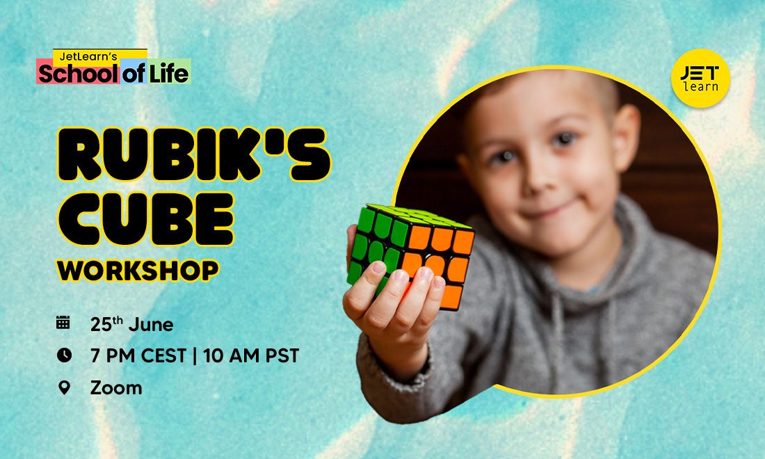 JetLearn’s Rubiks Cube workshop for kids