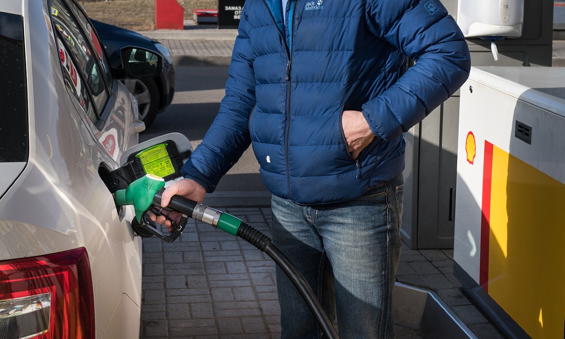 Shell petrol station the Netherlands