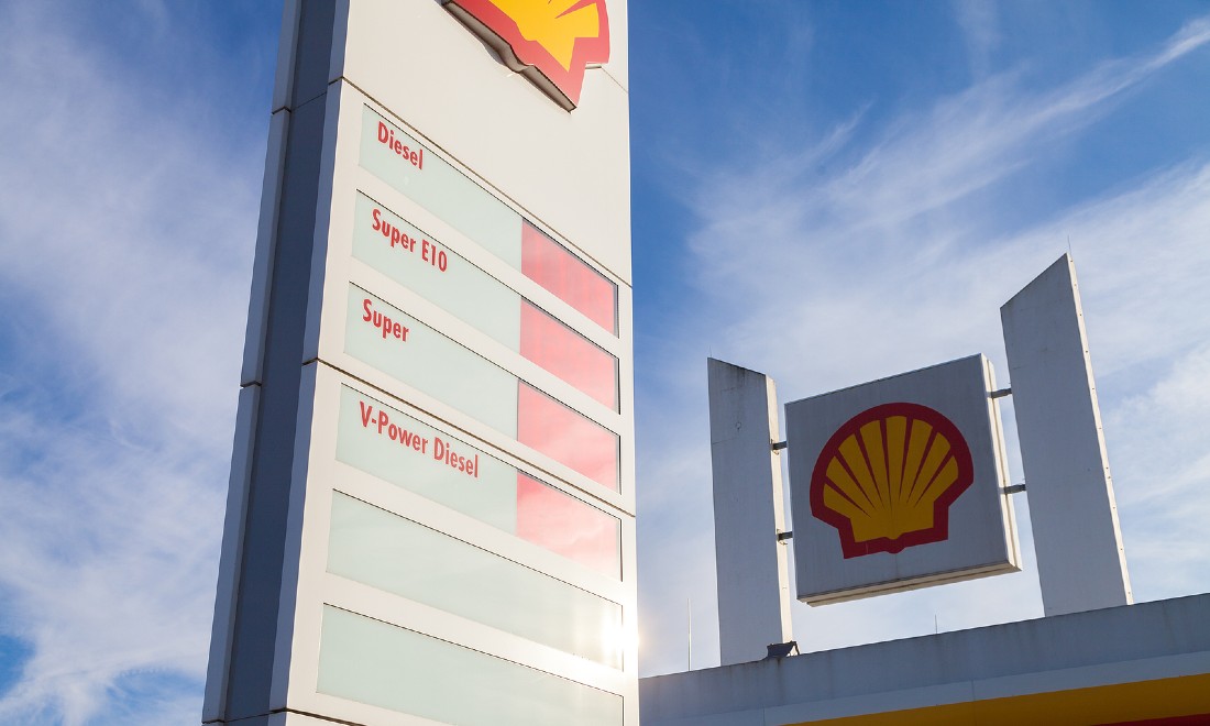 Shell petrol station the Netherlands