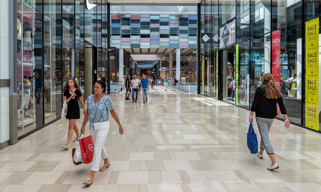 Shopping mall Utrecht the Netherlands