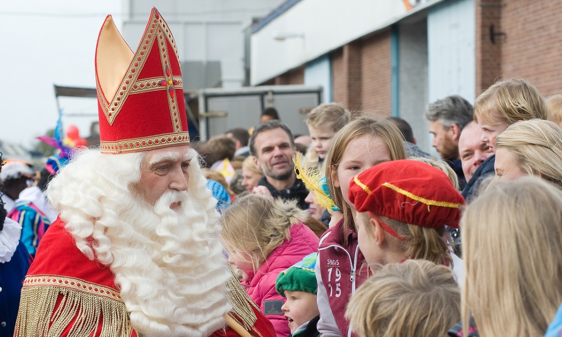 Sinterklaas arrives in the Netherlands