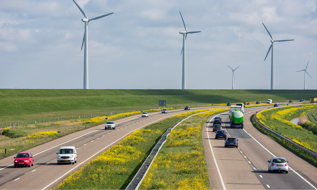 A6 motorway in the Netherlands