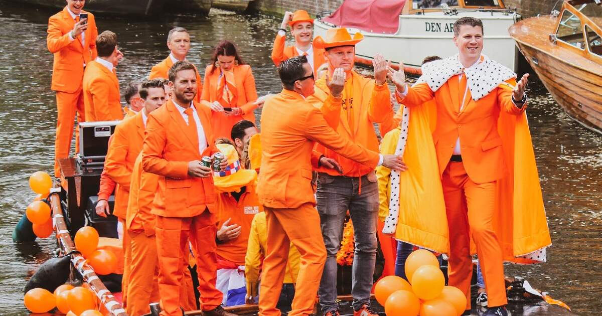 Celebrating King's Day In The Netherlands (Koningsdag)