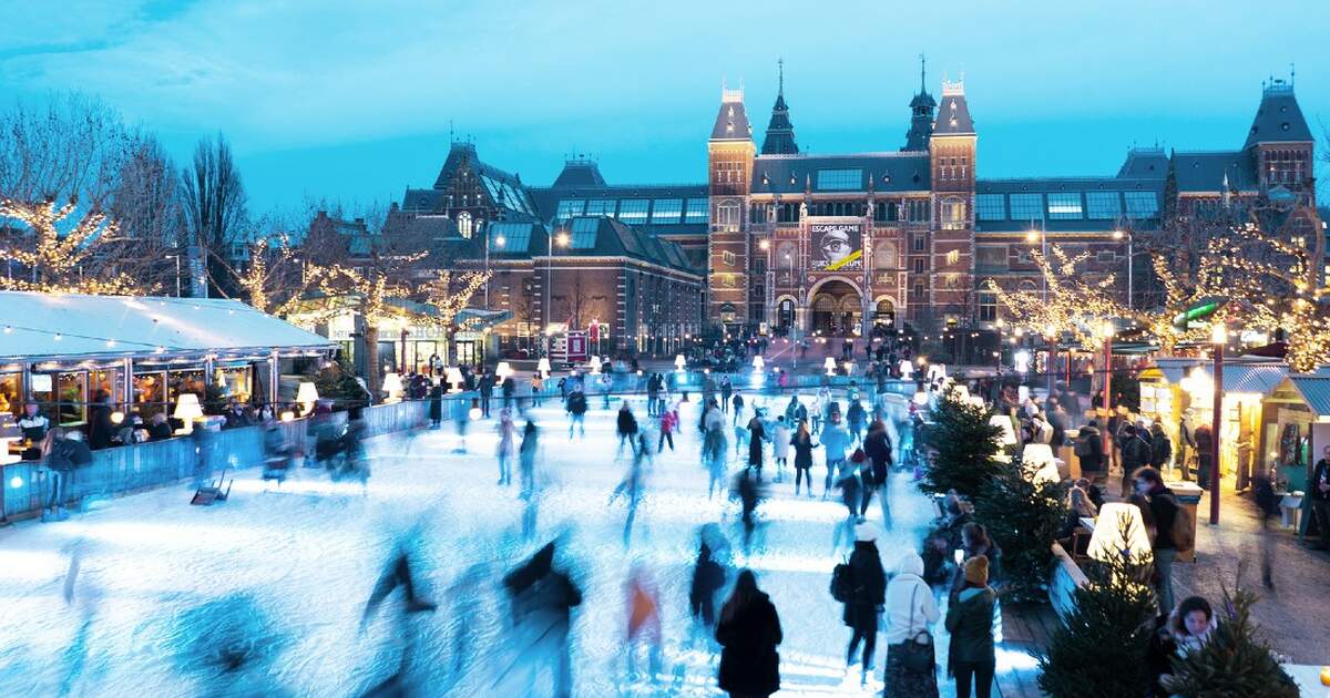 Ice Village Christmas Market Amsterdam