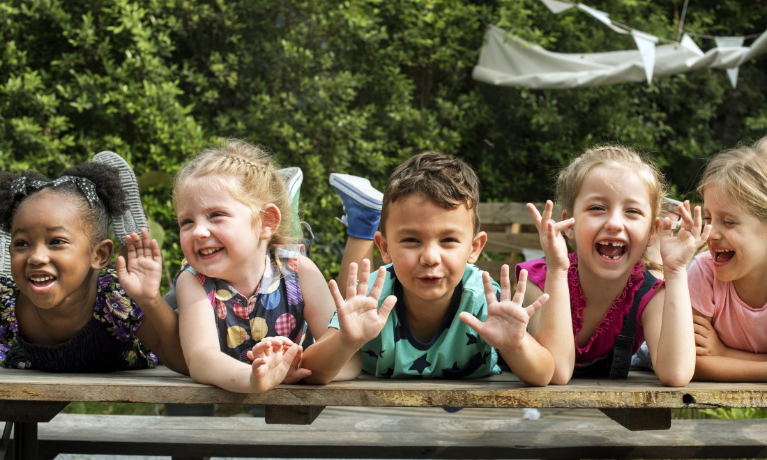 zein childcare smiling kids