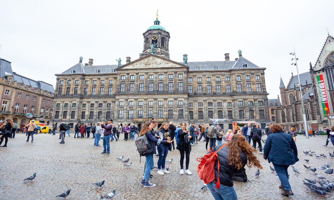 Tourists in Dam square