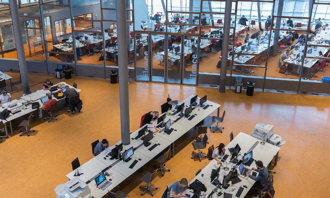 University students library Delft the Netherlands