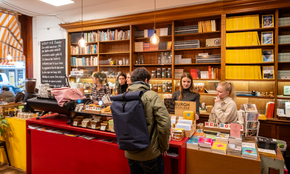 Bookstore in The Hague, the Netherlands